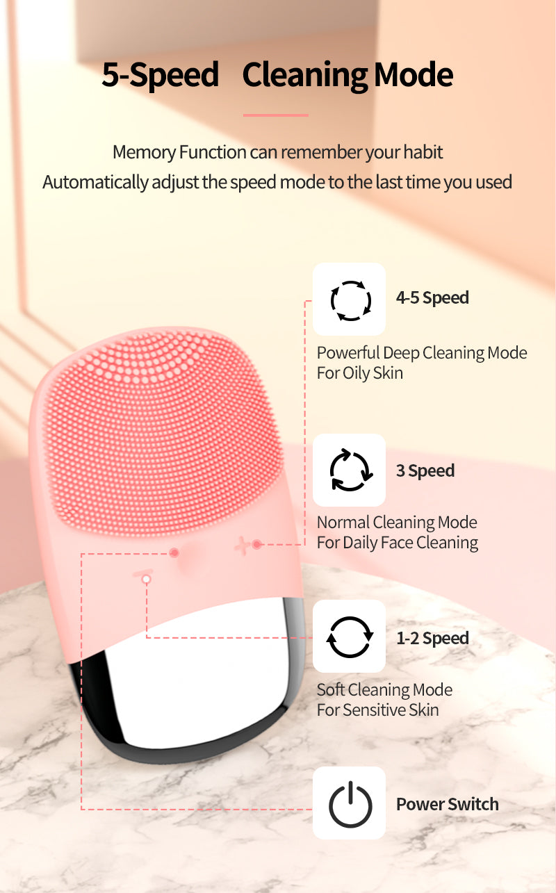 Electric Face Cleansing Brush